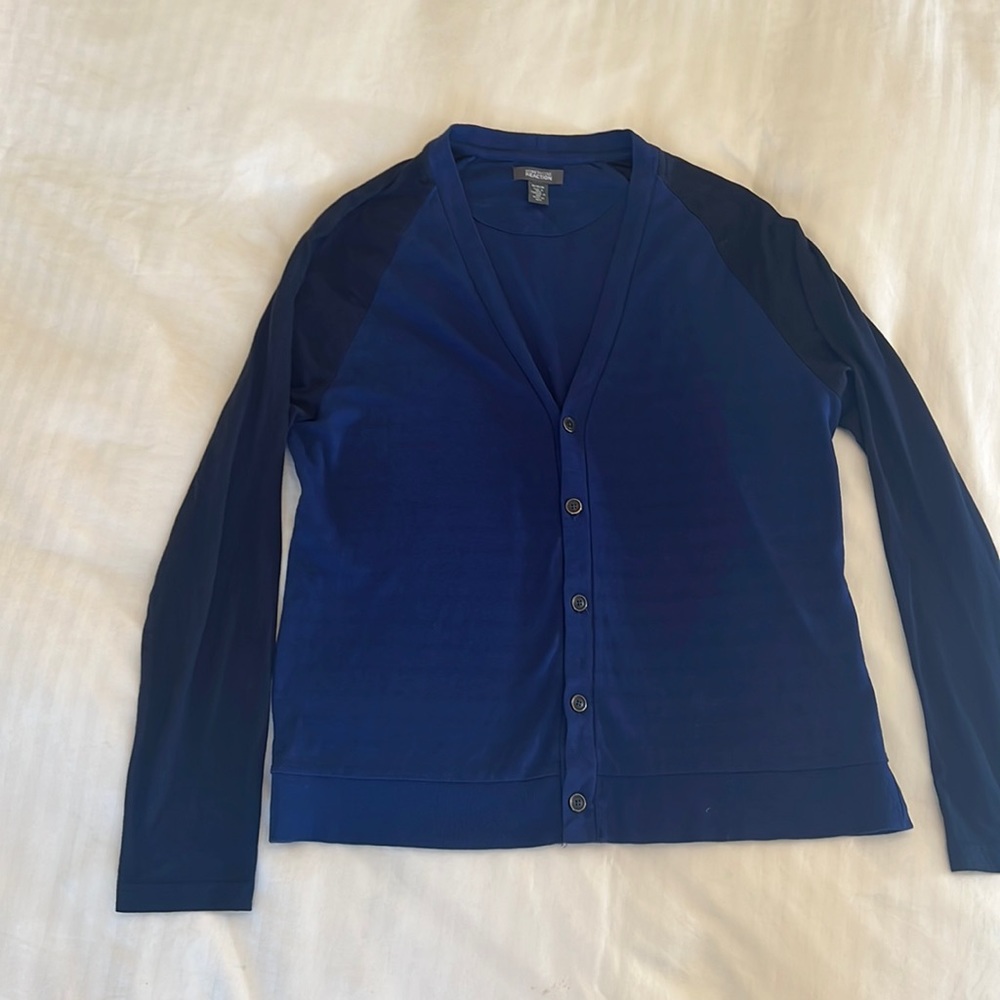 Kenneth Cole reaction M button down cardigan